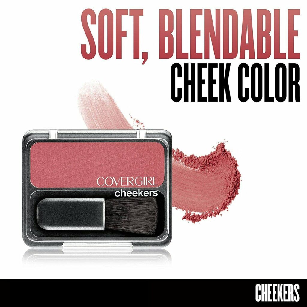 COVERGIRL Cheekers Blendable Powder Blush Rock 'n Rose, .12 oz