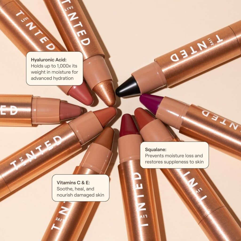 Live Tinted Huestick Multistick: Ultra Creamy, Eye, Lip, and Cheek Multistick, Packed with Hydrating Hyaluronic Acid, Squalane, Vitamins C + E