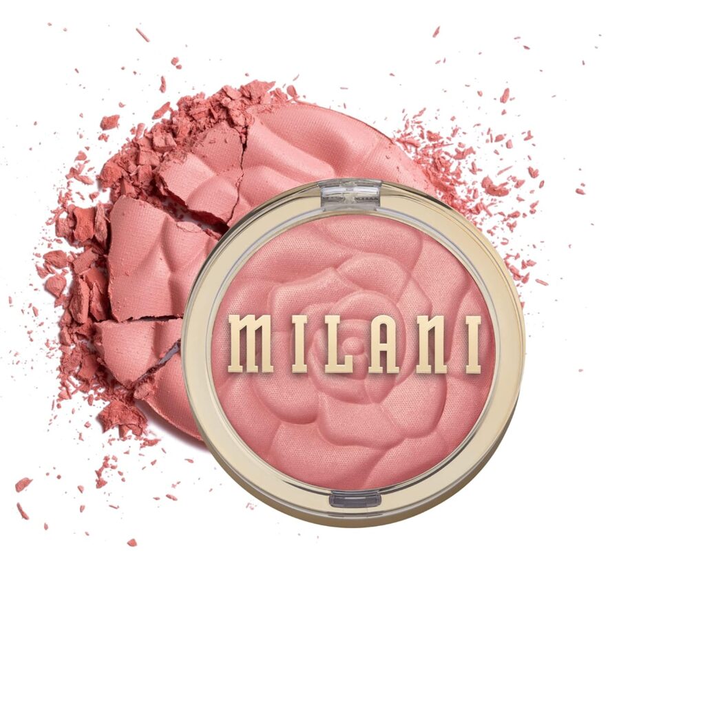 Milani Rose Powder Blush - Blossomtime Rose (0.6 Ounce) Cruelty-Free Blush - Shape, Contour & Highlight Face with Matte or Shimmery Color